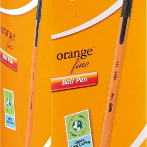 Bic Orange Fine Point Pens - Black